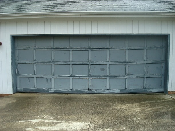 before garage door 1