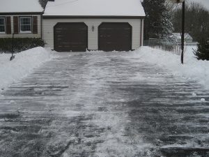 Snowy Driveway by Ben+Sam