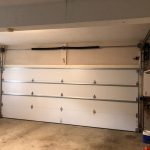 After photo, garage door interior