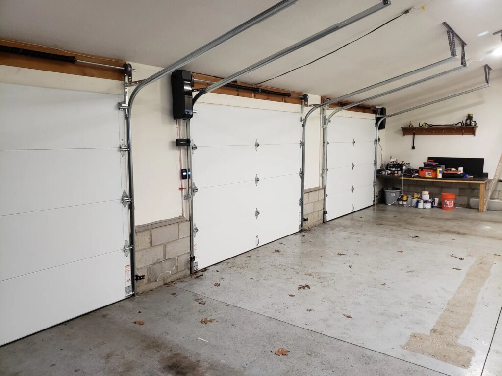 interior garage door panels