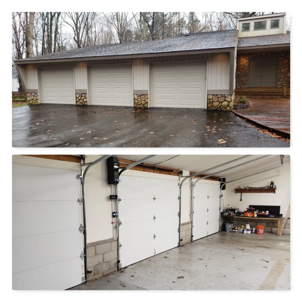 Pitch Garage Door Installation in Raleigh, NC - follow-the-pitch-collage-1024x1024