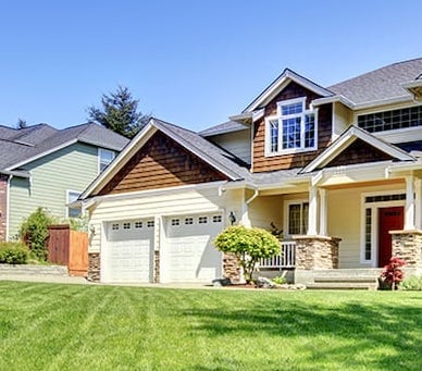 home with nice garage