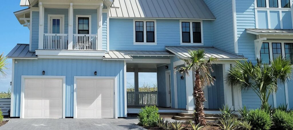 What is a Louvered Panel Garage Door? - White-louvered-panel-garage-door-1024x455