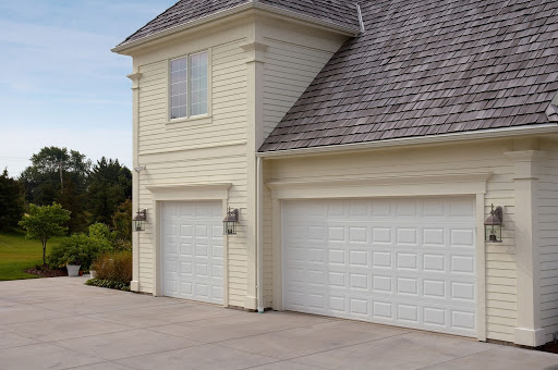 raised short panel garage door