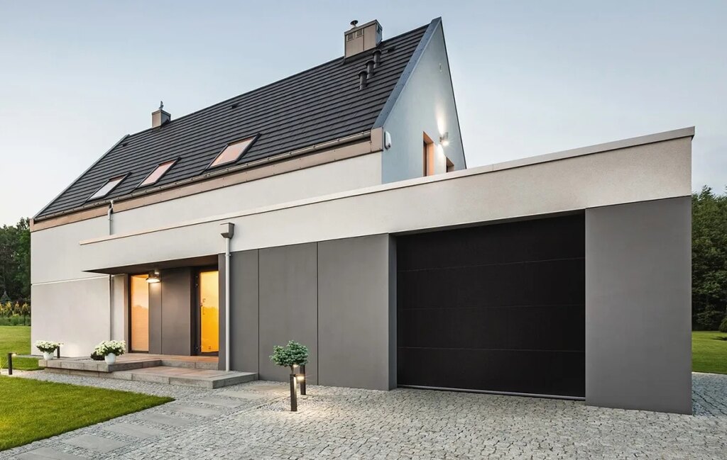 Types of Modern Garage Doors in North Carolina - Modern Garage Doors Near You - 5-C-ultra-modern-oasis-1024x649
