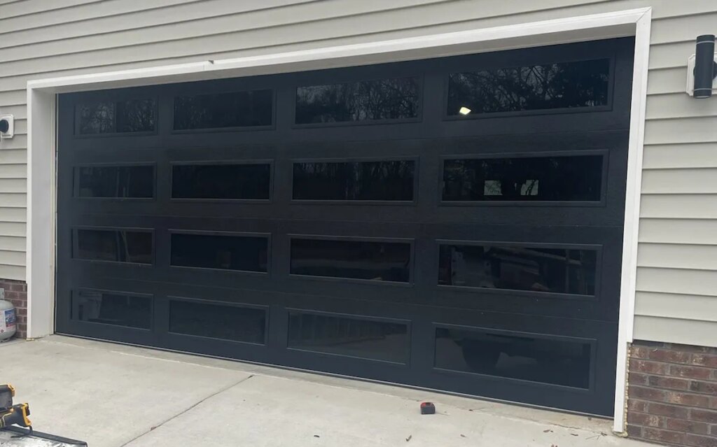 Types of Modern Garage Doors in North Carolina - Modern Garage Doors Near You - CHI-raised-long-panel-full-view-1024x639