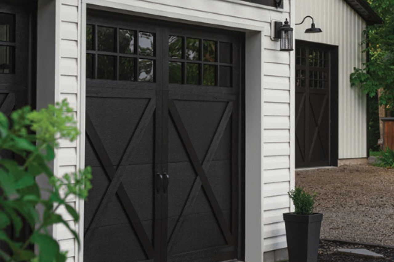 Garage Door Specialists Product Page Black Carriage Overlay Zoomed In min